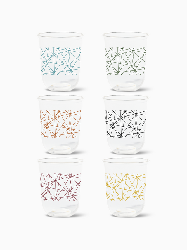 Abstract Lines - NATURAL 16oz Arc