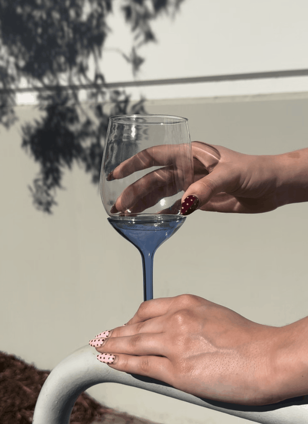 POP 14oz Shatterproof Wine Glass with Colored Stems