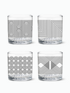 Modern Geometric - RESERVE 12oz Old Fashioned Tritan™ Copolyester Glass