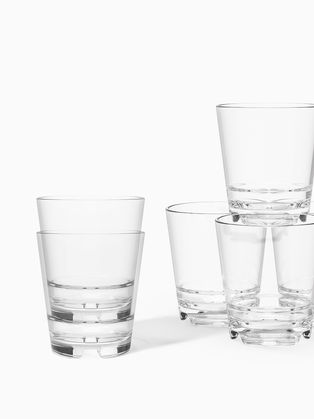 RESERVE 12oz Stackable Double Old Fashioned Tritan™ Copolyester Glass